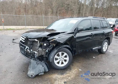 2012 Toyota Highlander Se V6 from USA, damaged, VIN 5TDZK3EH6CS075465